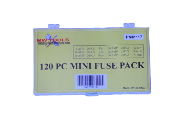 120 Piece Mini Fuse Set