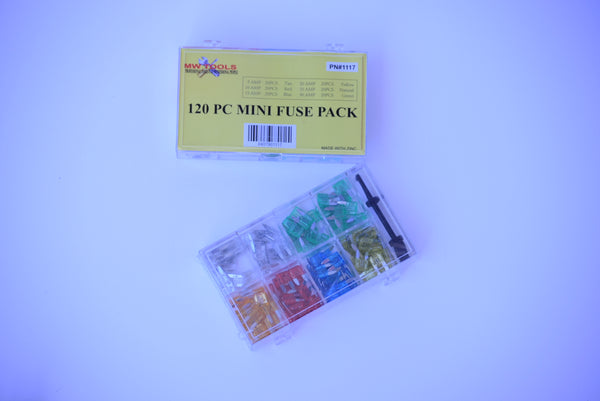 120 Piece Mini Fuse Set