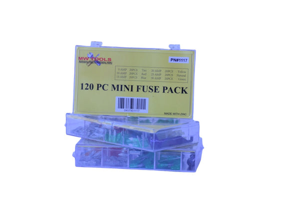 120 Piece Mini Fuse Set
