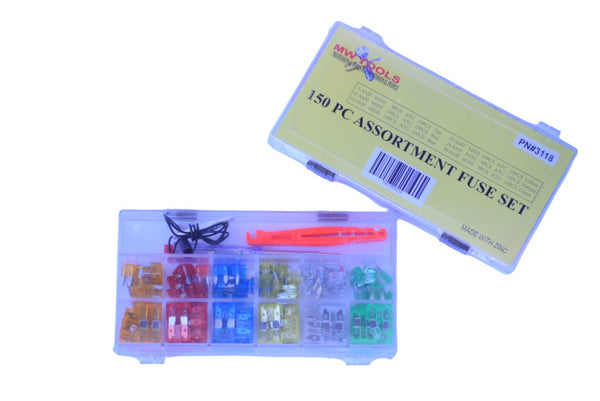 150 Piece Assorted Fuse Set