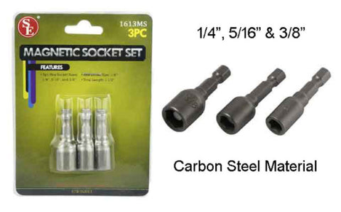 3PC Magnetic Socket Set