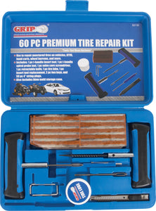 60 Piece Premium Tire Repair Kit
