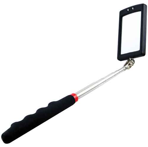 LED Telescoping Mirror