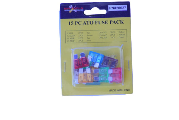 15 Piece ATO Fuse Pack