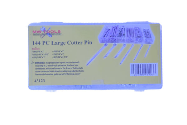 144 Piece Cotter Pin Assortment