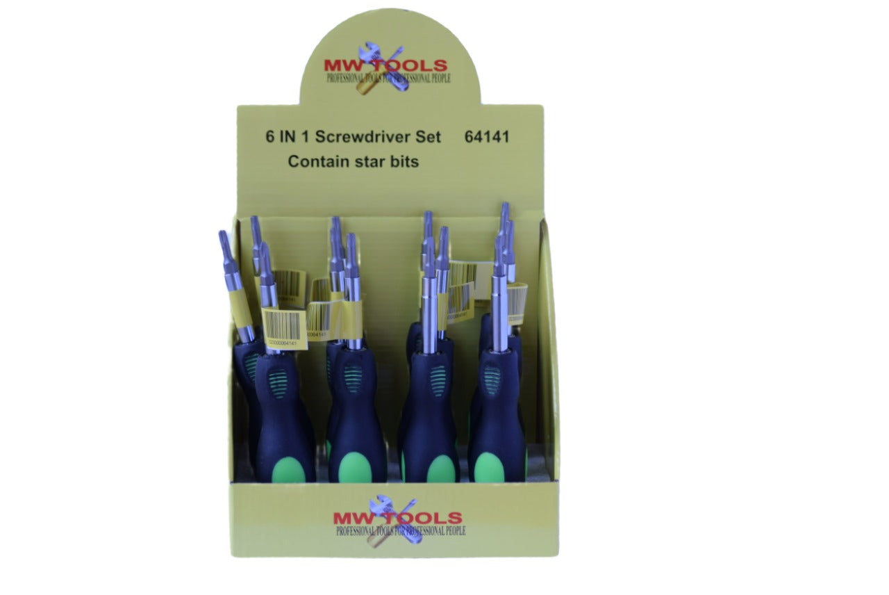 6 in 1 Screwdriver with Star bit