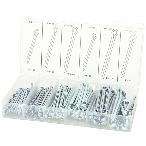 144 Piece Cotter Pin Assortment