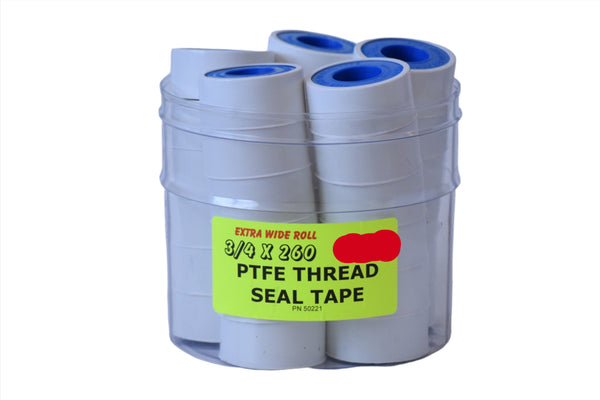 Extra Wide PTFE Tape 3/4" X 260"